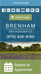 Mobile Screenshot of brenhamorthodontist.com